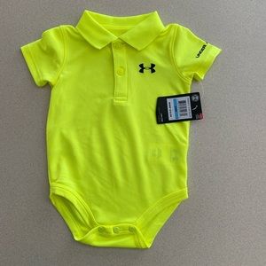 Brand New Under Armour 6/9 month onesie